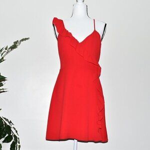 BB Dakota Mini Berry Red Summer Dress Size 8